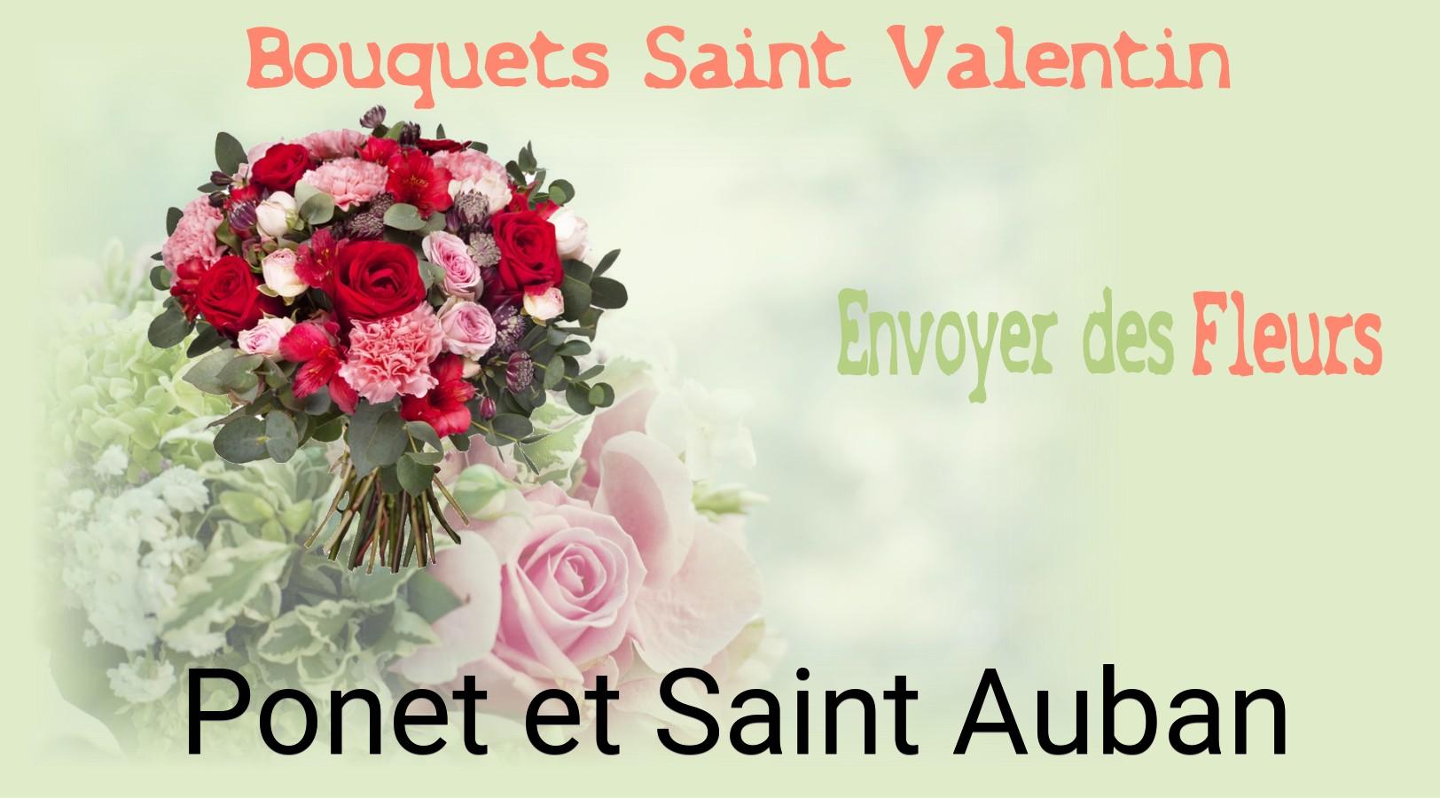 Roses de Saint-Valentin livrées à Ponet-et-Saint-Auban